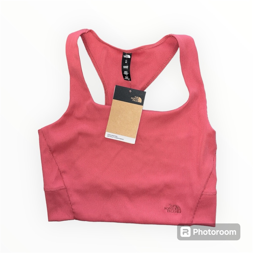 NWT The North Face Knit Tank Slate Rose Size L
